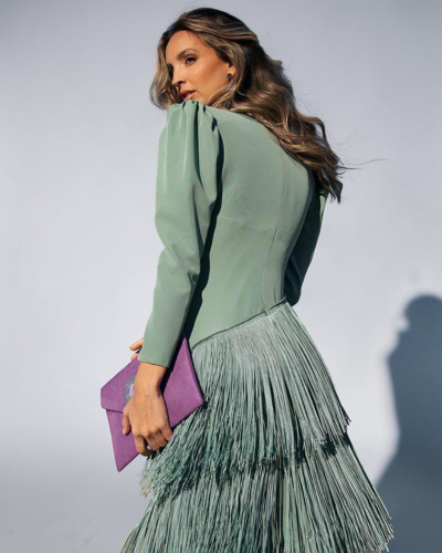 Sofia - Elegantes Fransen Kleid