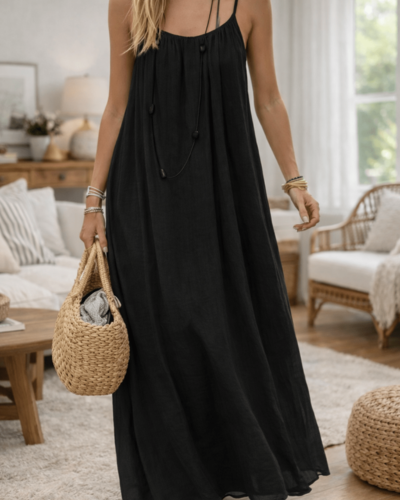 Mila - Langes Kleid mit freiem Rücken