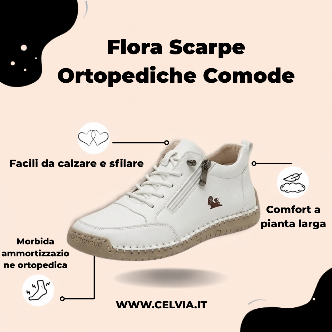 Flora - Bequeme Orthopädische Schuhe