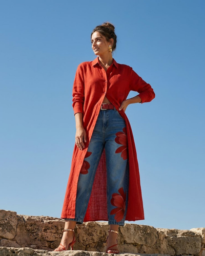 Sophia - Elegante Blumenhose