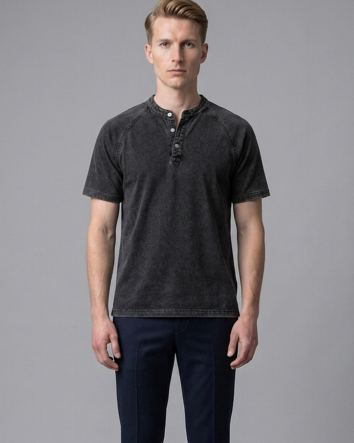 Vincent - Vintage Button-Up Hemd für Herren