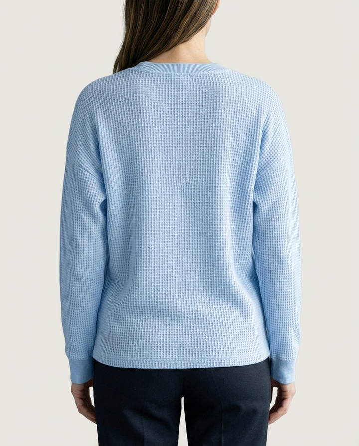 Elora - Texturiertes Sweatshirt