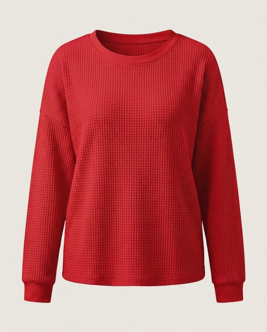 Elora - Texturiertes Sweatshirt