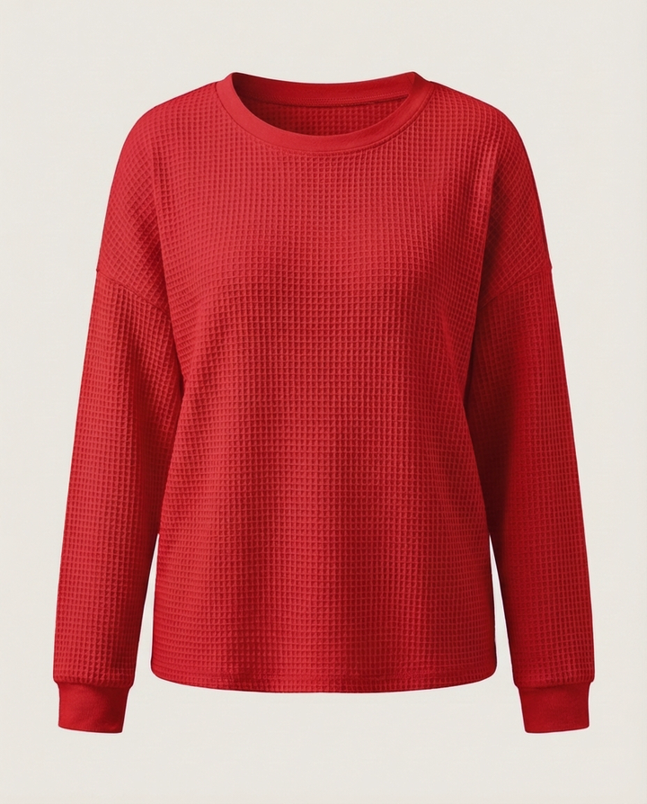 Elora - Texturiertes Sweatshirt