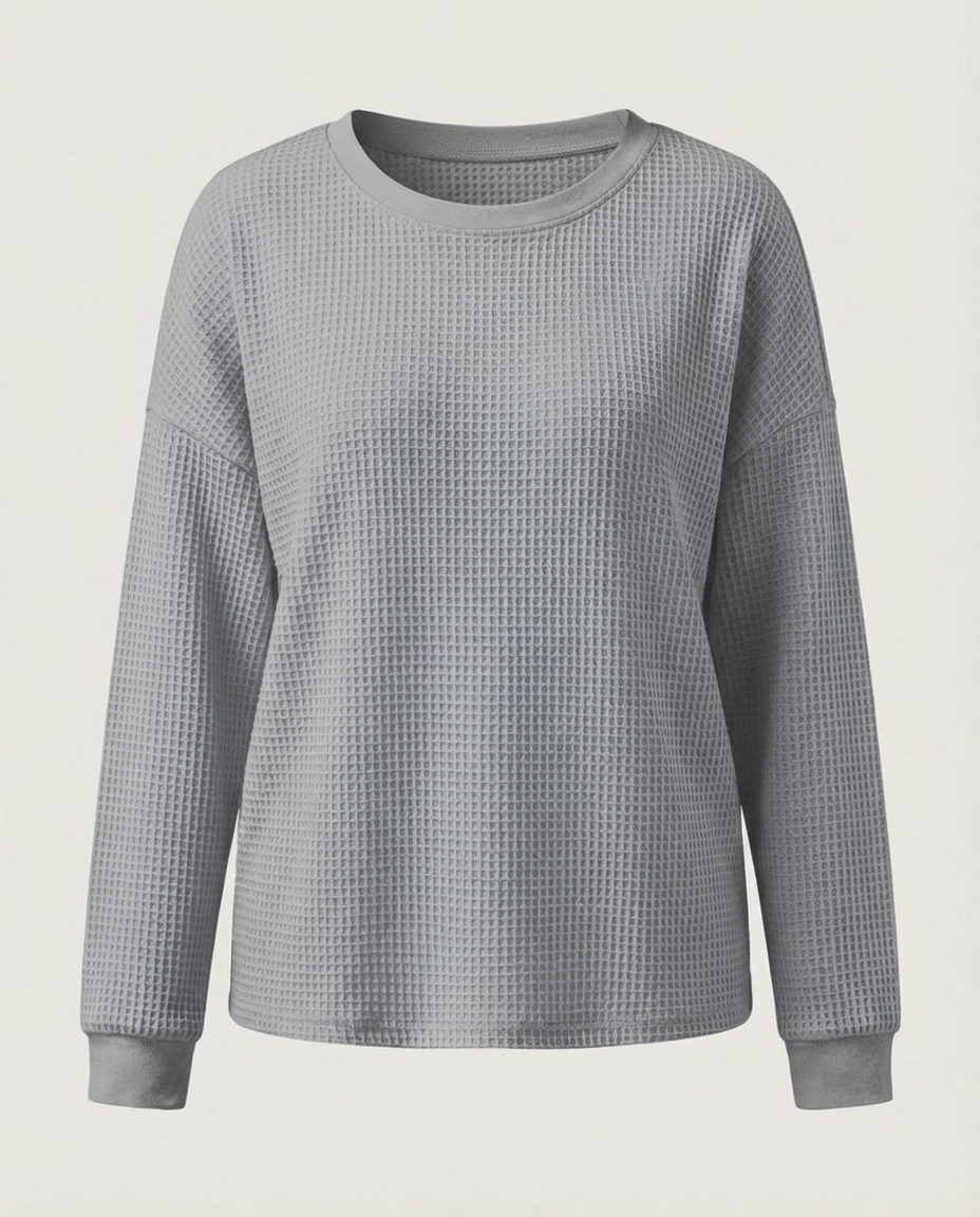 Elora - Texturiertes Sweatshirt