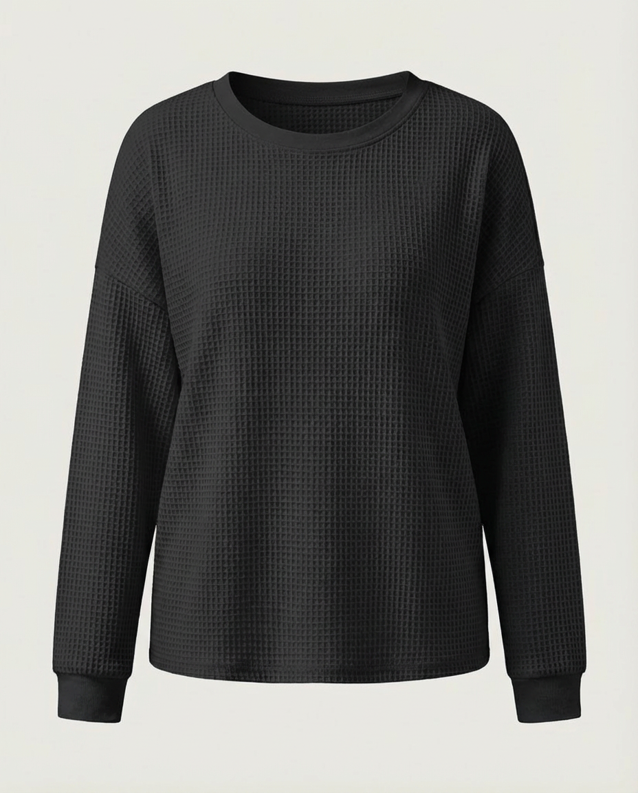 Elora - Texturiertes Sweatshirt