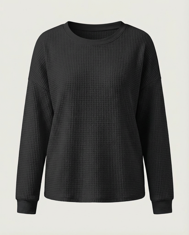 Elora - Texturiertes Sweatshirt
