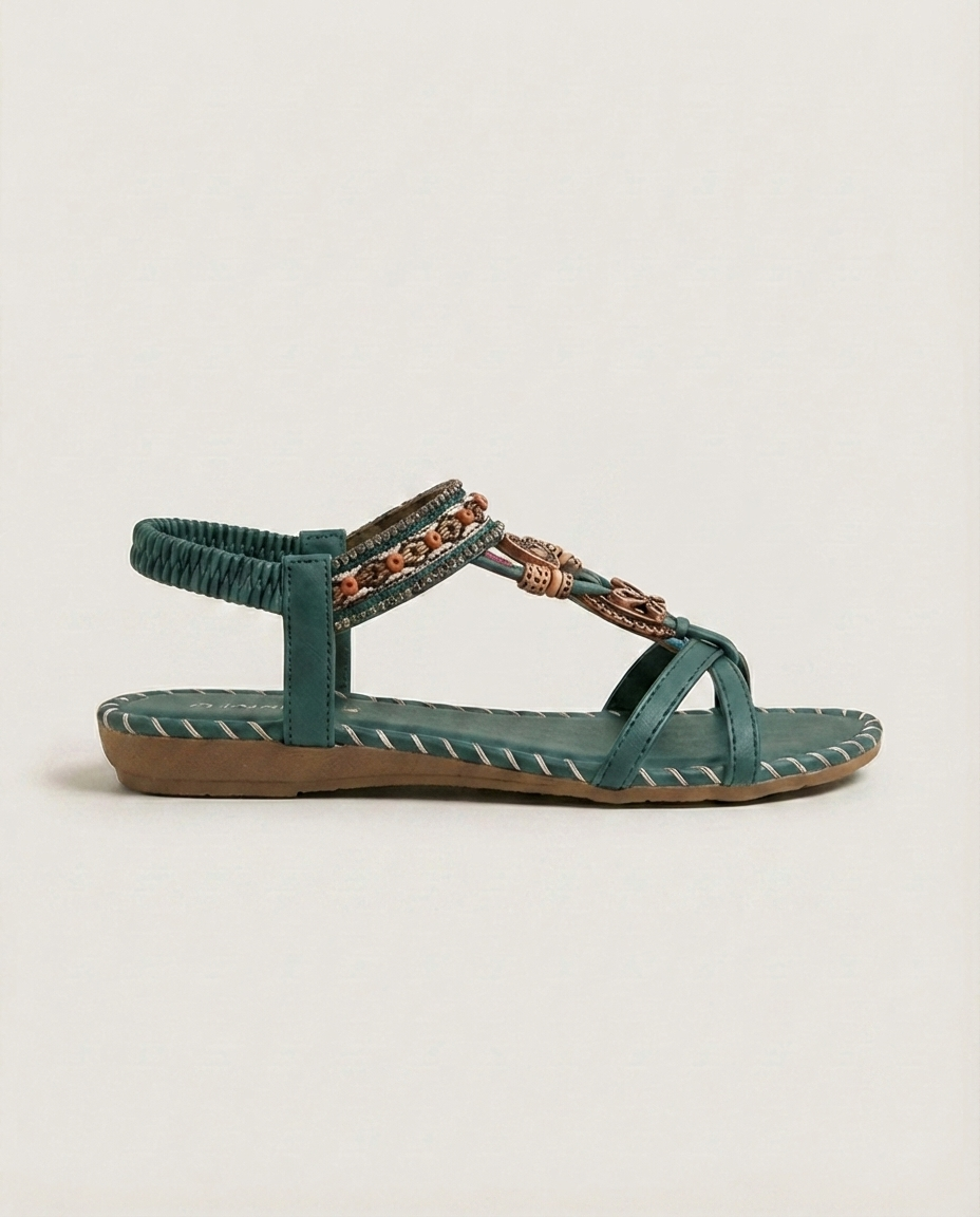 Lydia - Dekorative Komfortsandalen