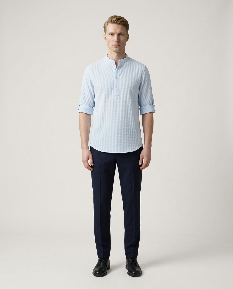 Hudson - Henley-Shirt