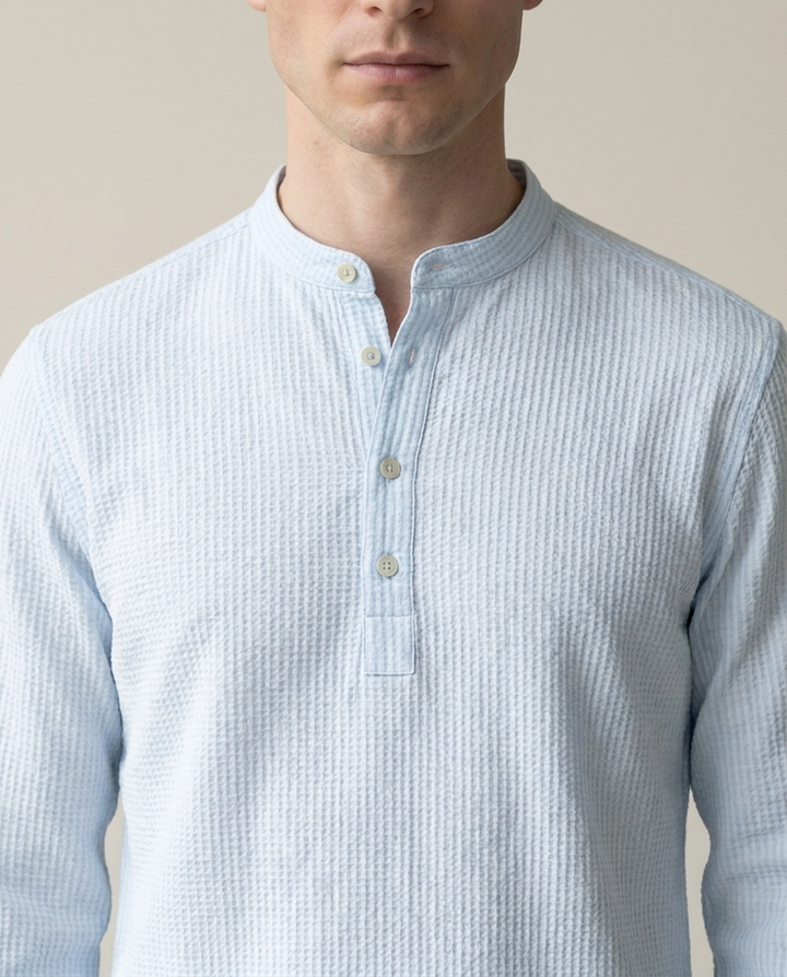 Hudson - Henley-Shirt