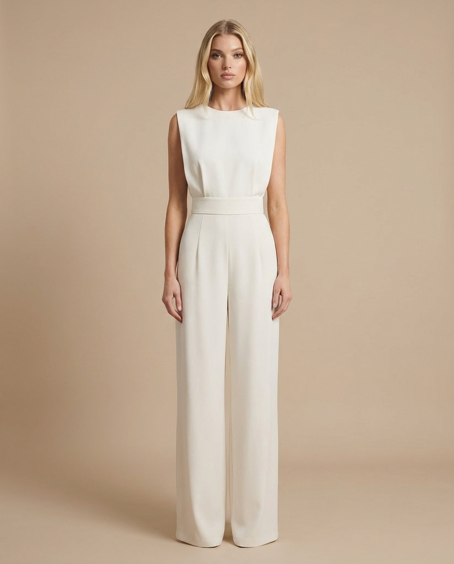 Aria - Jumpsuit mit Taillengürtel