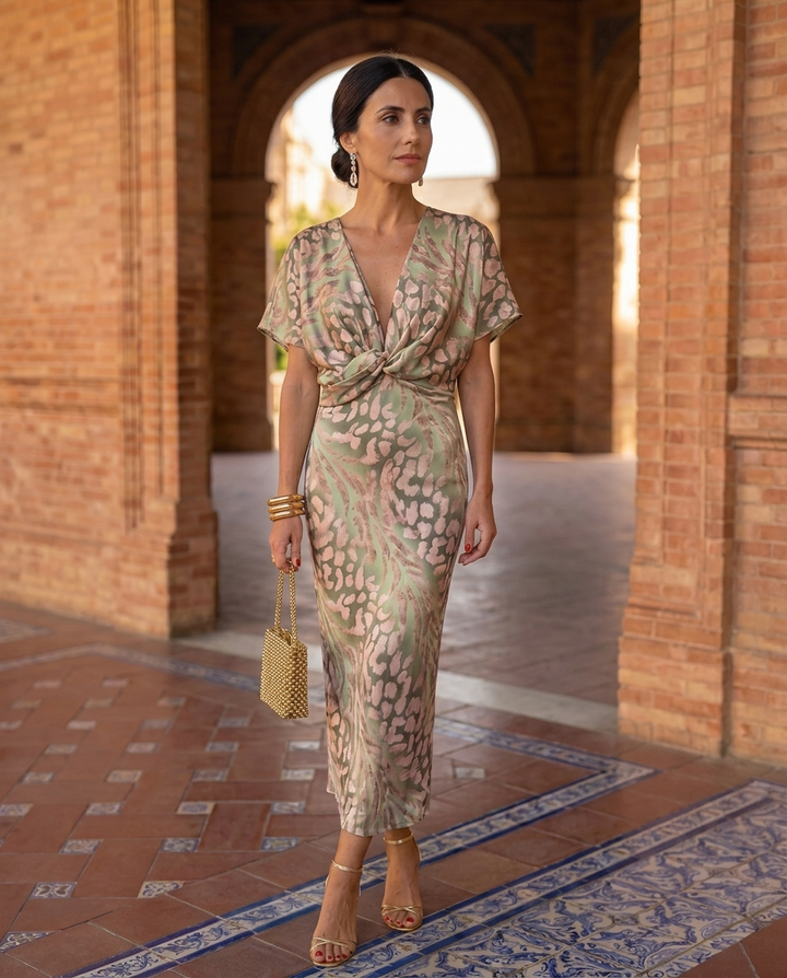 Giulia – Elegantes Kleid aus leichtem, fliessendem Stoff