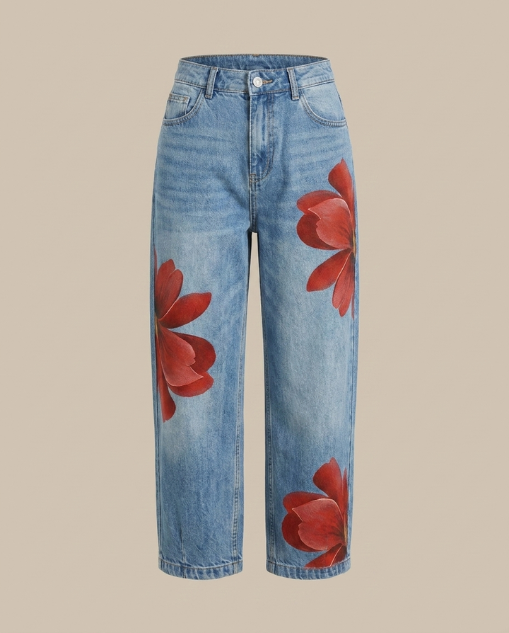 Sophia - Elegante Blumenhose