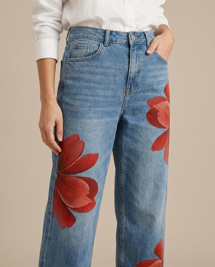 Sophia - Elegante Blumenhose