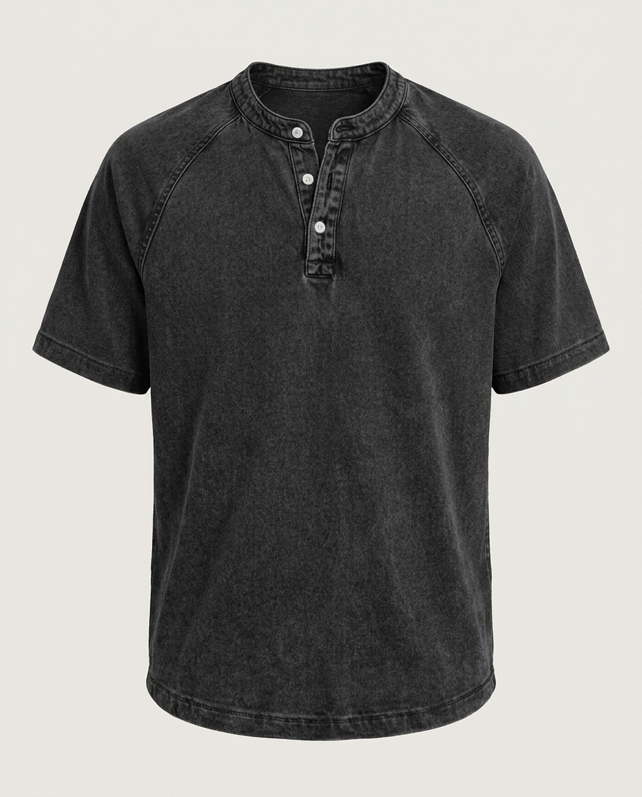Vincent - Vintage Button-Up Hemd für Herren