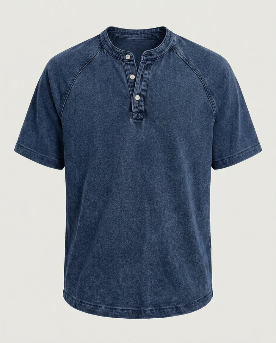 Vincent - Vintage Button-Up Hemd für Herren