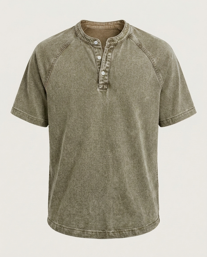 Vincent - Vintage Button-Up Hemd für Herren