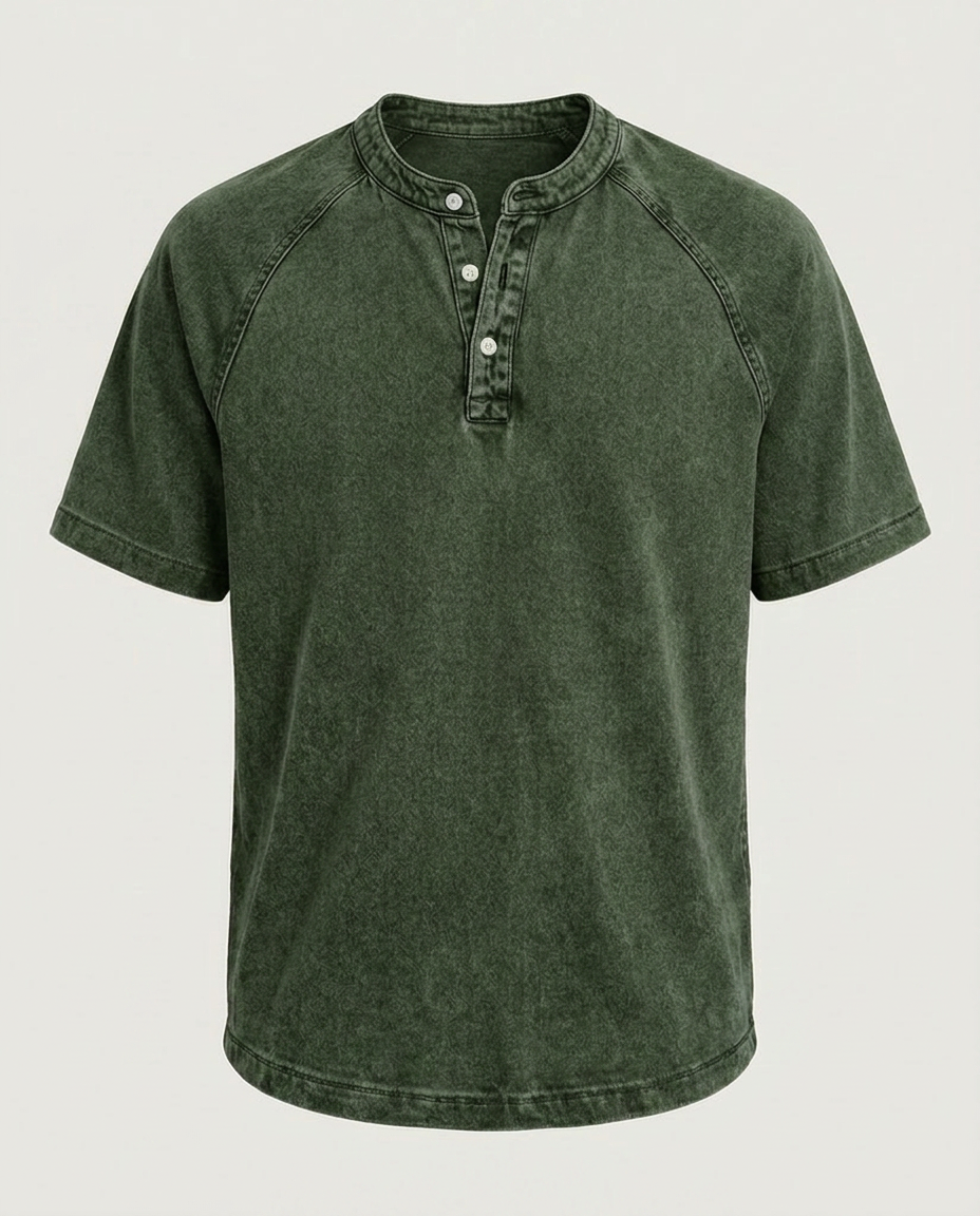 Vincent - Vintage Button-Up Hemd für Herren