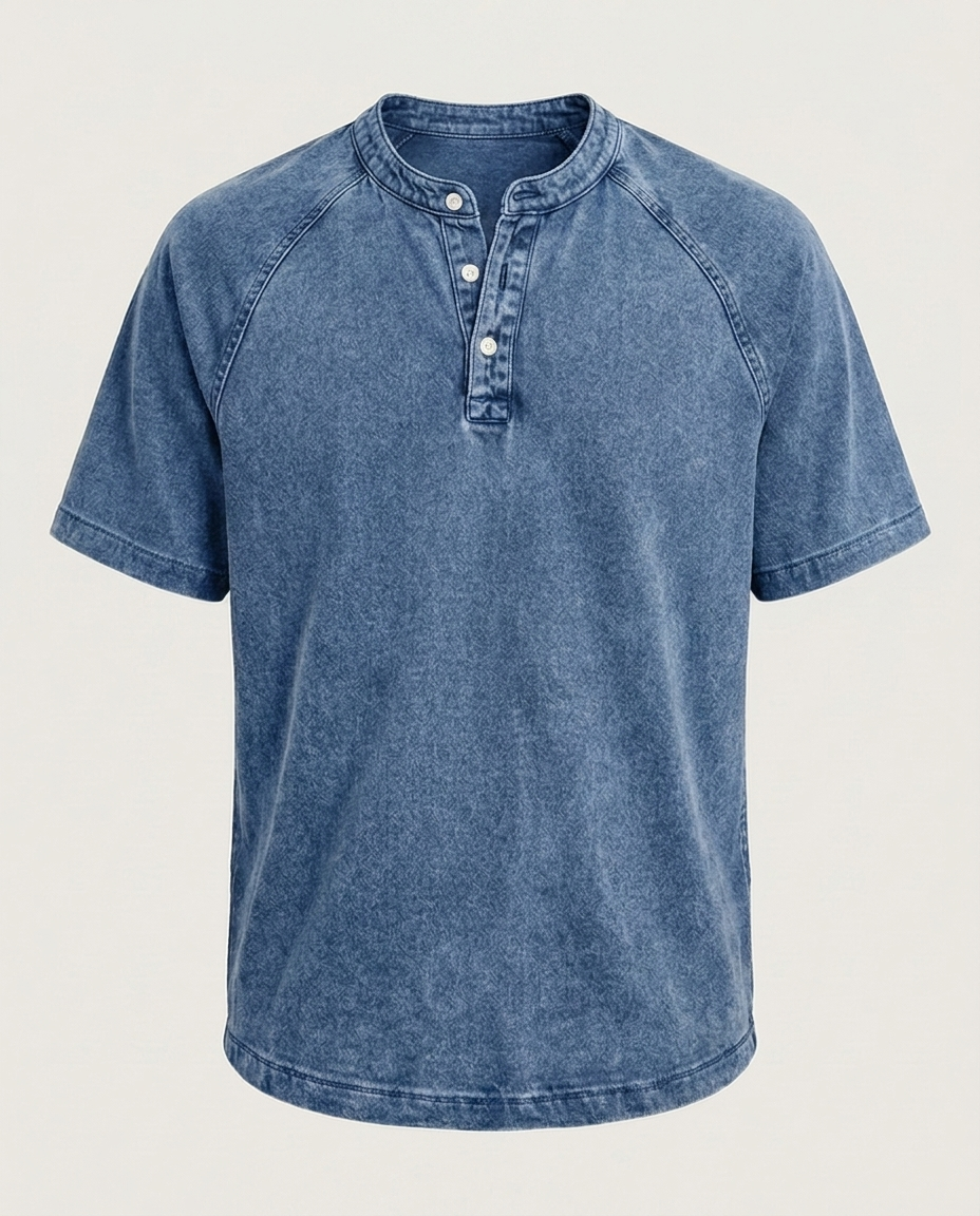 Vincent - Vintage Button-Up Hemd für Herren