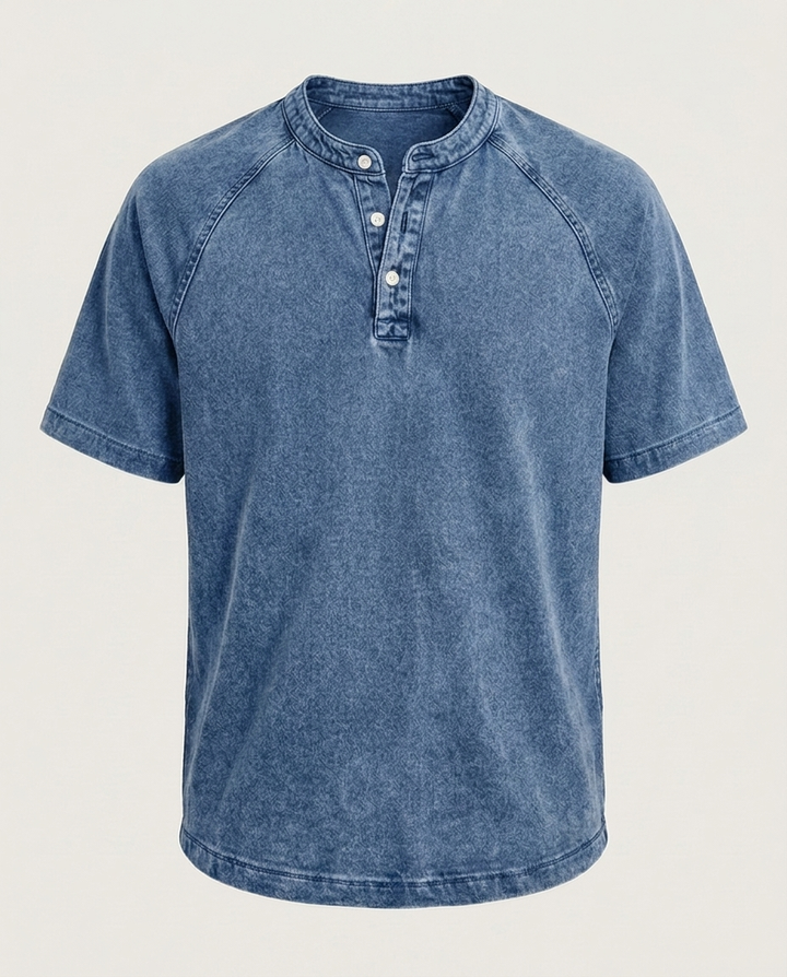 Vincent - Vintage Button-Up Hemd für Herren