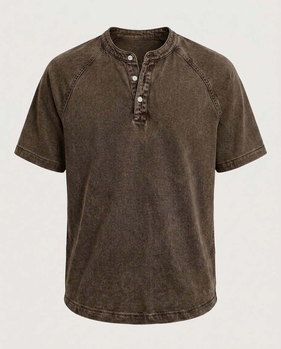 Vincent - Vintage Button-Up Hemd für Herren