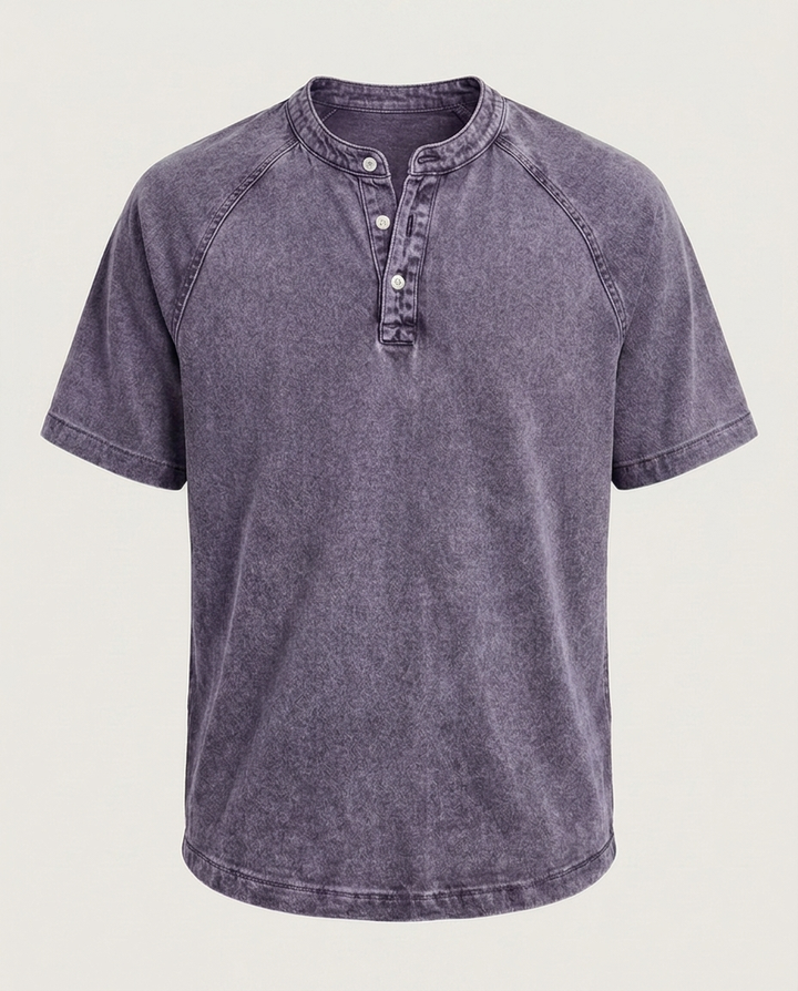 Vincent - Vintage Button-Up Hemd für Herren