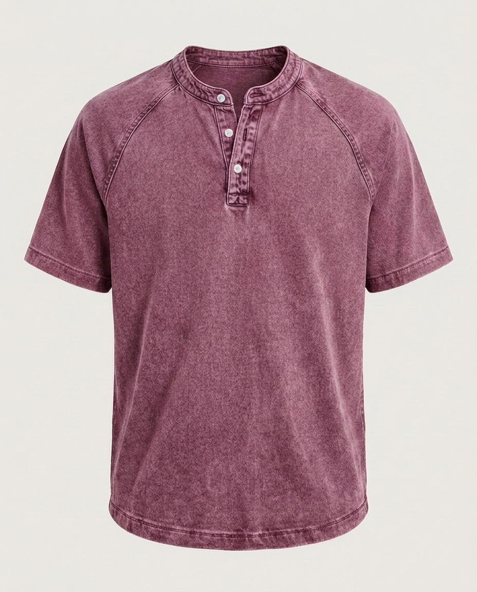Vincent - Vintage Button-Up Hemd für Herren