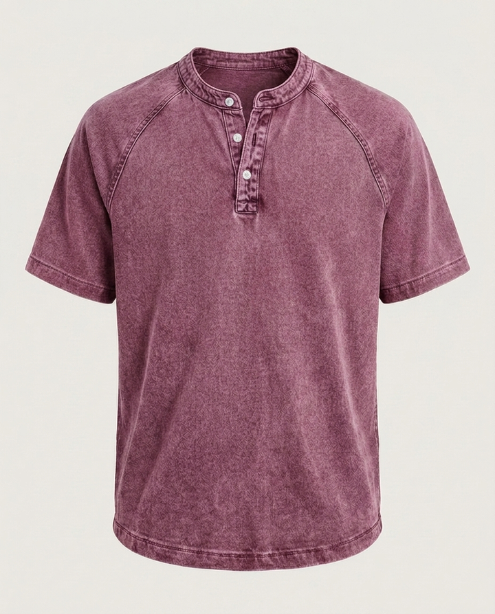Vincent - Vintage Button-Up Hemd für Herren