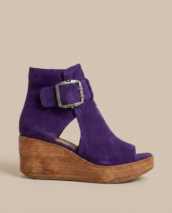 Orélisse — Offene Wedge-Stiefeletten im modernen Stil