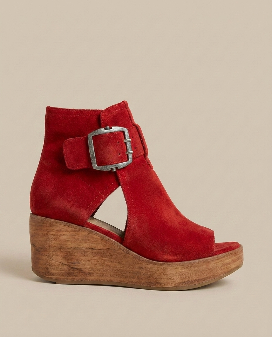 Orélisse — Offene Wedge-Stiefeletten im modernen Stil