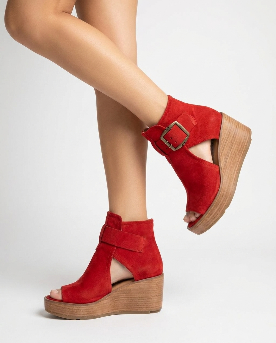 Orélisse — Offene Wedge-Stiefeletten im modernen Stil