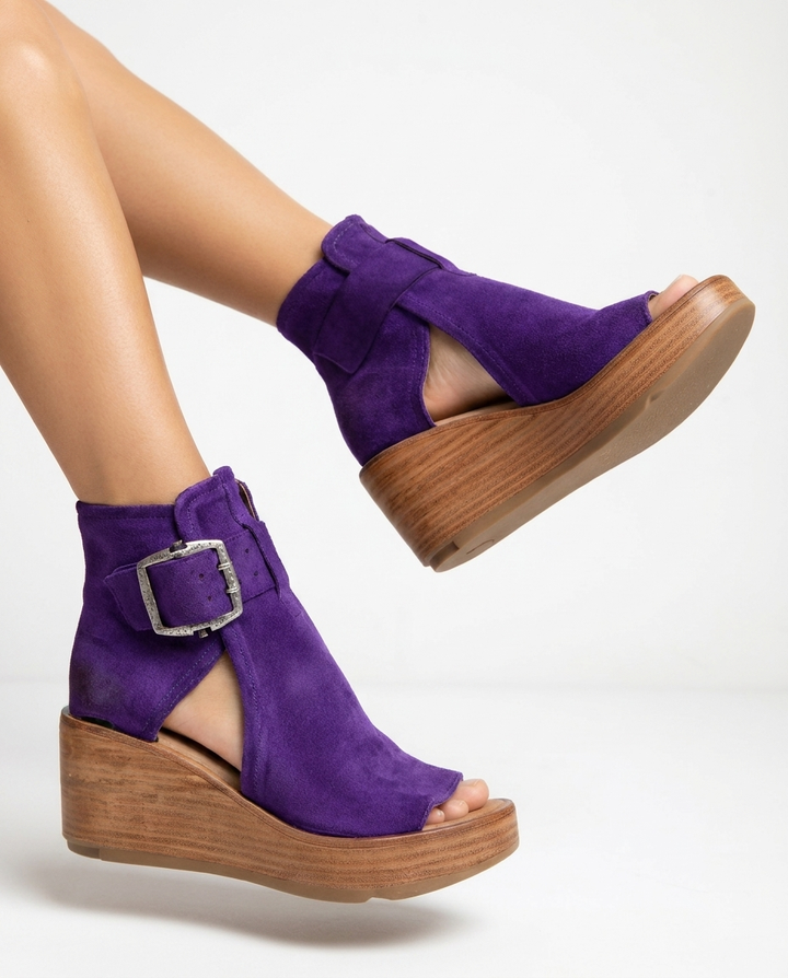 Orélisse — Offene Wedge-Stiefeletten im modernen Stil