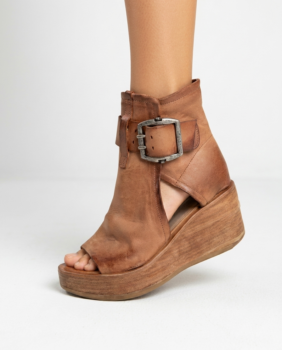Orélisse — Offene Wedge-Stiefeletten im modernen Stil